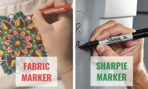 metallic fabric markers|fabric markers vs sharpie.